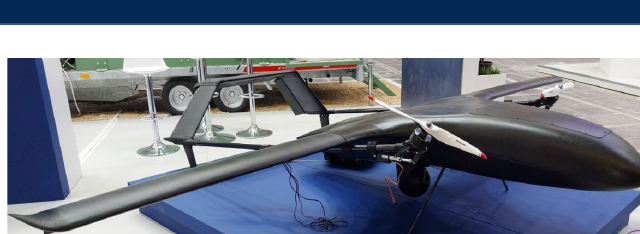 AETHER airframe prepared on a stand